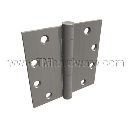 Hager EC1101, 4-1/2" x 4-1/2", Plain Bearing, Brass or Stainless Steel, 5 Knuckle, Full Mortised ECCO Hinge