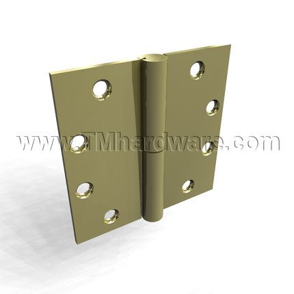 Hager AB923, Concealed Anti-Friction Bearing, Brass or Stainless Steel, Heavy Weight, 2 Knuckle, Full Mortise Hinge, All Sizes